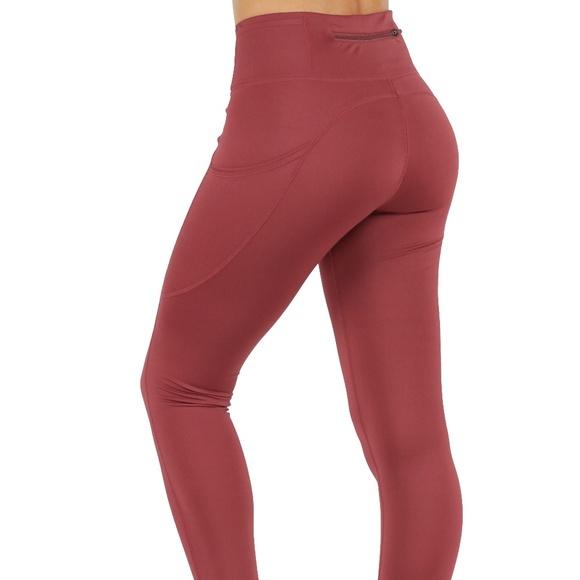 Full length yoga leggings side,key & back pockets - Picture 2 of 4